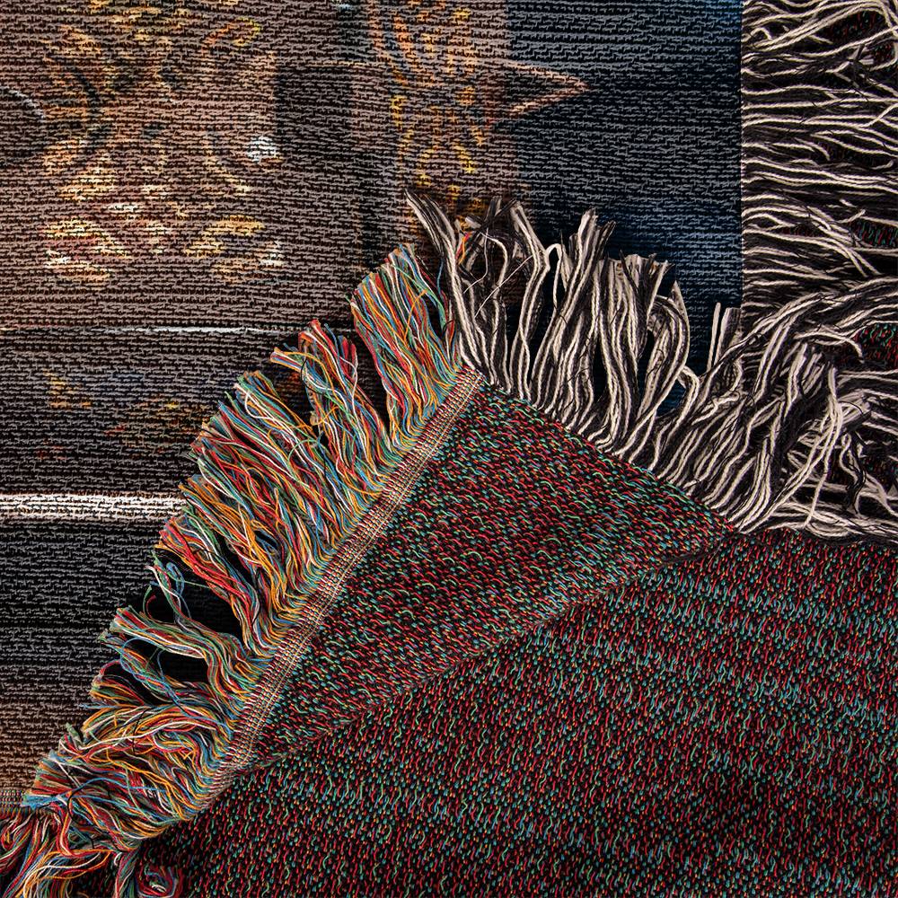 Tapis Couverture Al-Fanous Tissée 100 % Coton