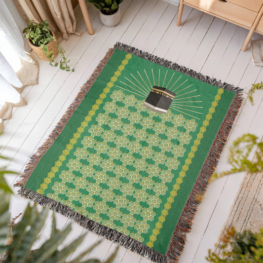 Tapis Couverture Al-Kaaba Tissée 100 % Coton
