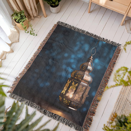 Tapis Couverture Al-Fanous Tissée 100 % Coton