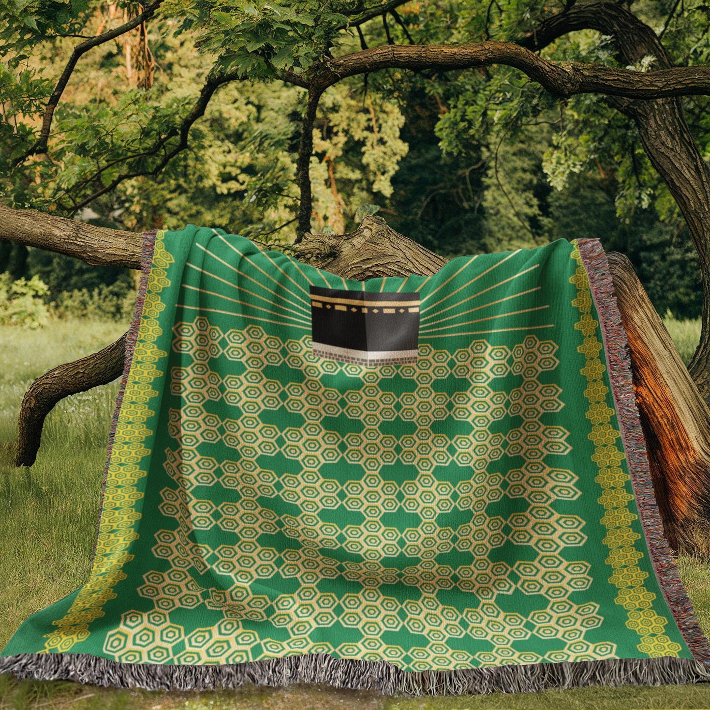 Tapis Couverture Al-Kaaba Tissée 100 % Coton