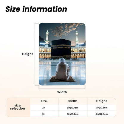 Photo Hajj Kaaba en métal avec support