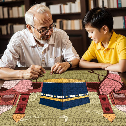 Puzzles en bois 1000 pièces Doua à la Mecque