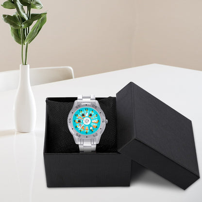 Montre guide du hajj en acier inoxydable
