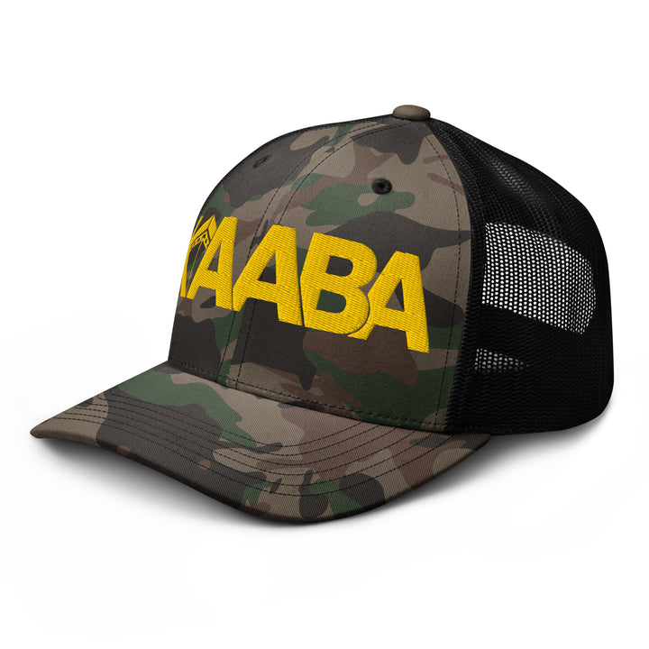 Casquette Trucker camouflage Kaaba brodée