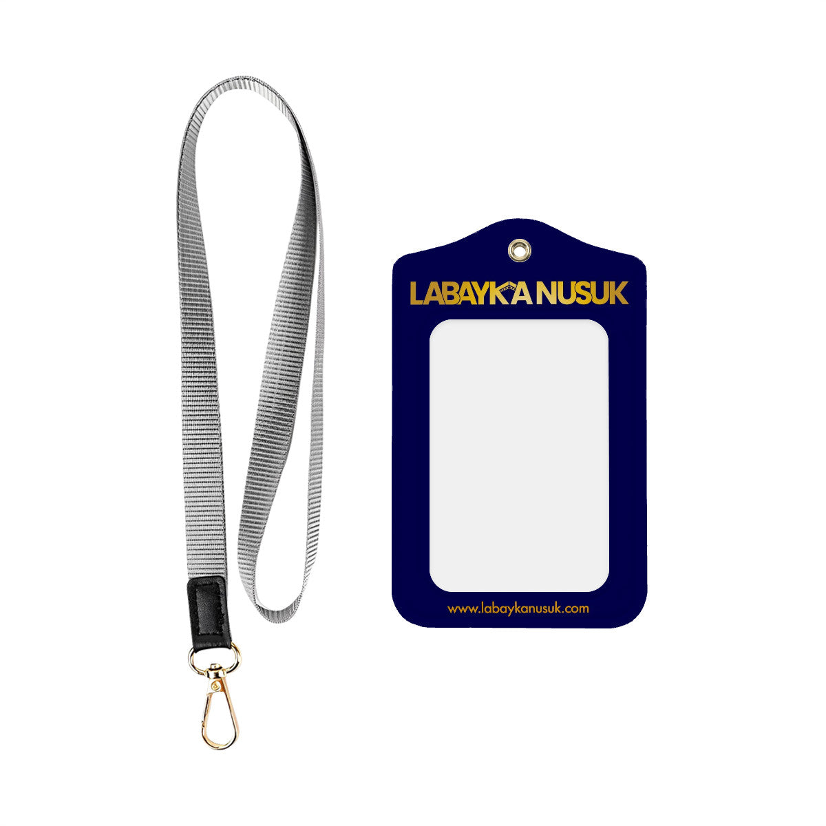Porte-badge en cuir Kaaba