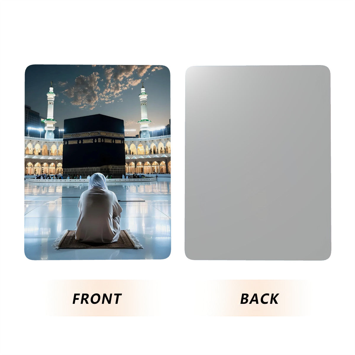 Photo Hajj Kaaba en métal avec support