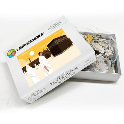 Puzzles en bois 1000 pièces pèlerins à la Mecque