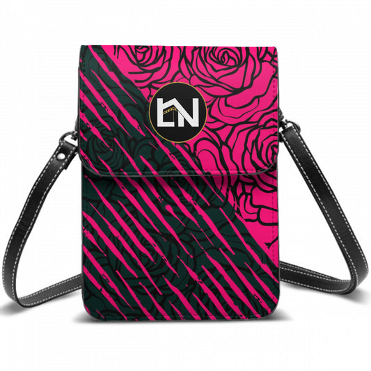 Sac à bandoulière LN en cuir porte-monnaie & téléphone portable